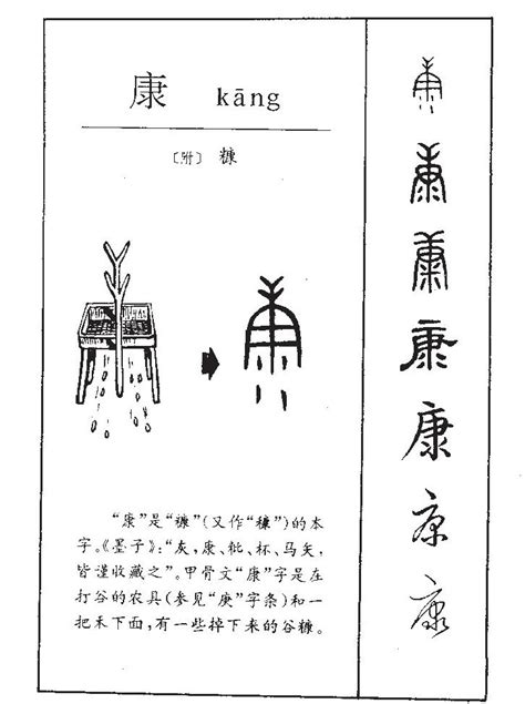 康五行|「康康熙字典笔画」康字五行属什么,康字起名的寓意含义